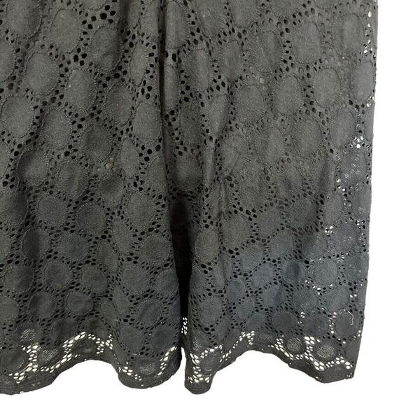 Ronni Nicole Womens Eyelet Lace Skater Short Sleeve Whimsigoth Short Dress S - Picture 11 of 16